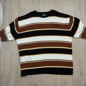 Striped Oversized Knit Tee